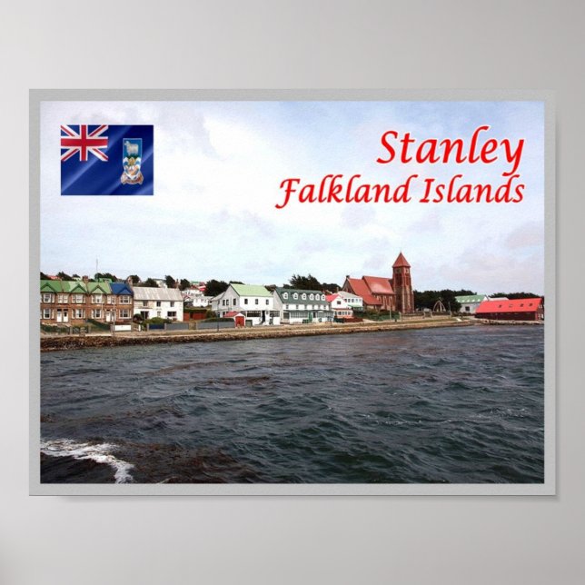 Falklandinseln - Stanley - Poster (Vorne)