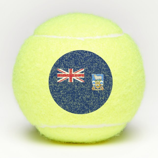 Falklandinseln Tennisbälle (Vorderseite)