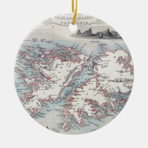 Falklandinseln und Patagonia, von einer Reihe von Keramikornament