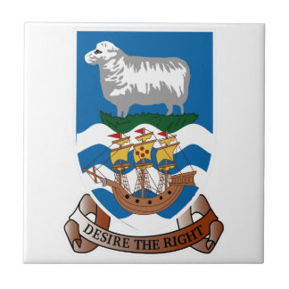 Falklandinseln-Wappen Fliese