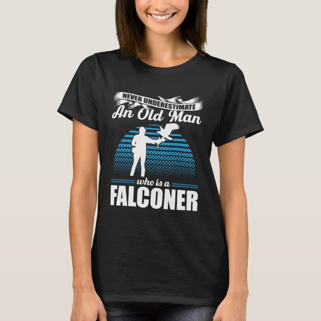 Falkner Falkenjäger Falkner Tracker Entenjäger T-Shirt (Vorderseite)
