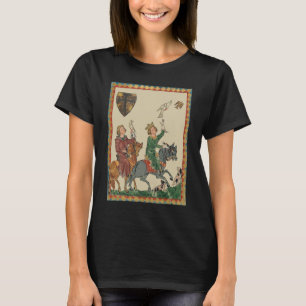 Falknerei, 14. Jahrhundert Codex Manesse T-Shirt