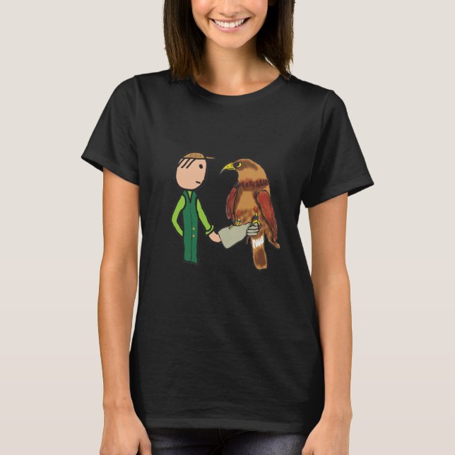 Falknerei T-Shirt (Vorderseite)