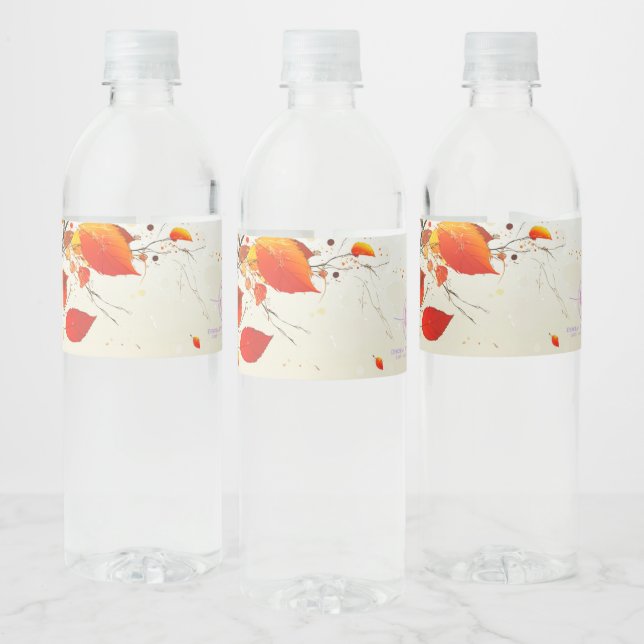 FALL #1 WASSERFLASCHENETIKETT (Flaschen)