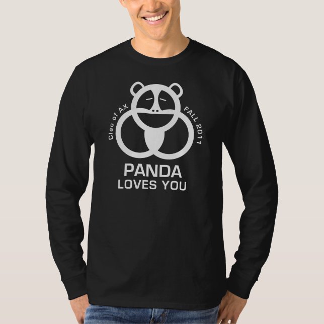Fall 2011 "Panda-Lieben Sie " T-Shirt (Vorderseite)