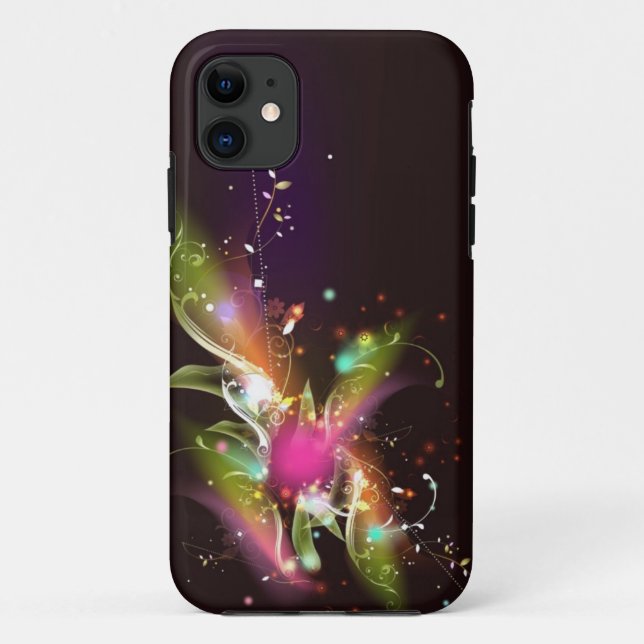 Fall abstrakt Art (floral) 4 Case-Mate iPhone Hülle (Rückseite)