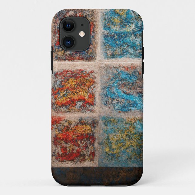 Fall "abstrakt Elementarart Mobile" Case-Mate iPhone Hülle (Rückseite)