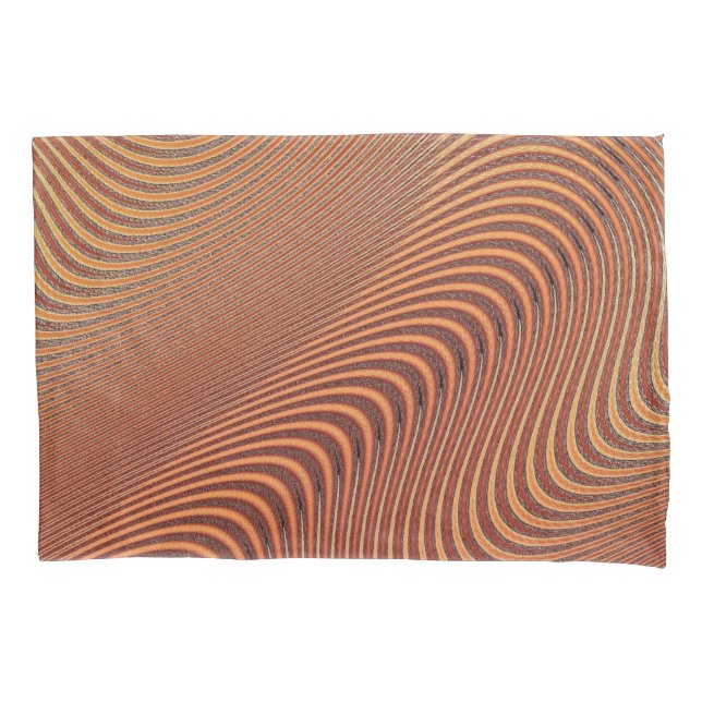 Fall abstrakt Waves Art Pillow Kissenbezug (Vorderseite)