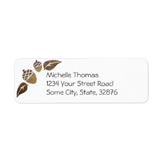 Fall Acorns und Blätter Hochzeit