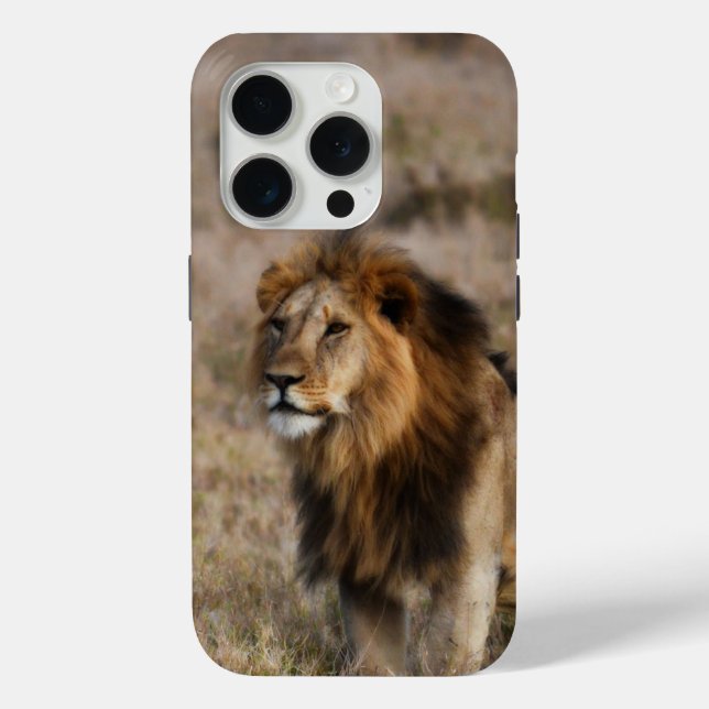 Fall "African Lion in Grass iPhone 7" Case-Mate iPhone Hülle (Rückseite)