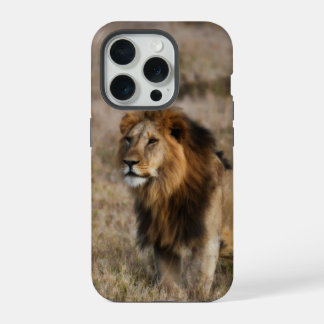 Fall "African Lion in Grass iPhone 7" 15 Pro Hülle