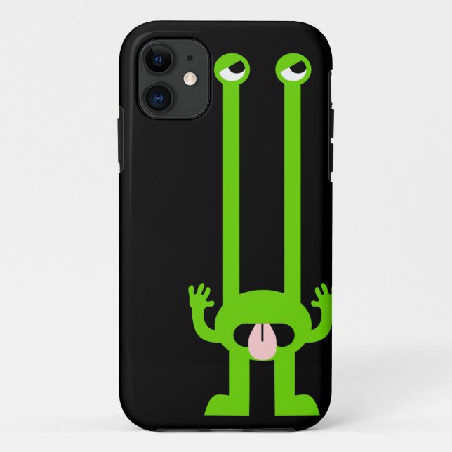 Fall albern Alien iPhone Case-Mate iPhone Hülle (Rückseite)