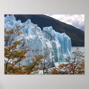 Fall am Perito Moreno Glacier, Argentinien Poster