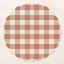 Fall Amaro auf Panna Cotta Gingham - kariertes Mus Untersetzer