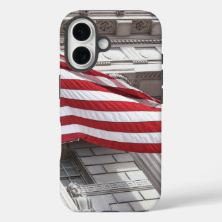 Fall "American Flag Phone" iPhone 16 Hülle