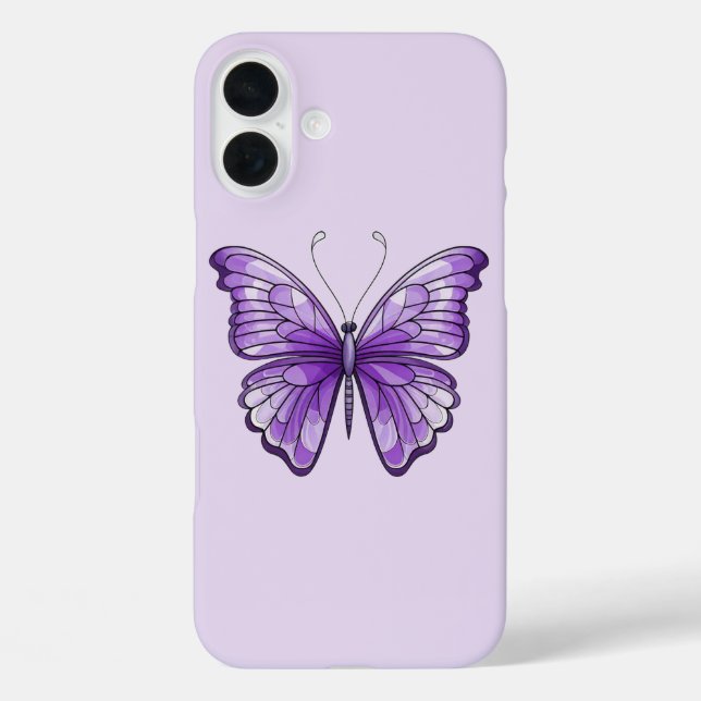 Fall Amethyst Wings iPhone/iPad Case-Mate iPhone Hülle (Rückseite)