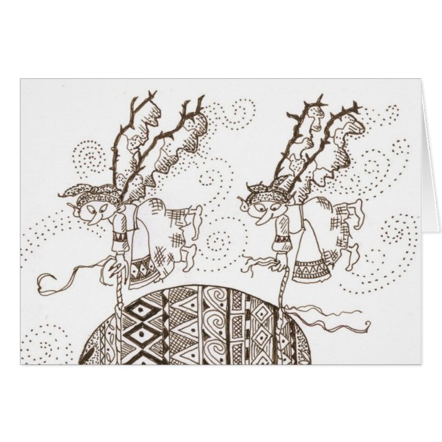 Fall an zu Ihrem Pysanky (Vorderseite (Horizontal))