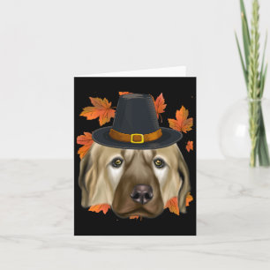 Fall Anatolian Shepherd Dog Pilgrim Erntedank Karte