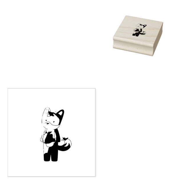 Fall Animal Product Series by AskStudio Art Briefm Gummistempel (Stempel)