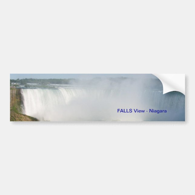 Fall-Ansicht: Niagara USA Kanada Autoaufkleber (Vorne)
