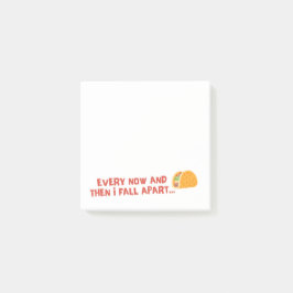 Fall Apart Taco Funny Post-It-Notes Post-it Klebezettel