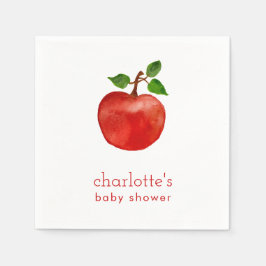 Fall Apple Baby Showpapier Napkins Serviette