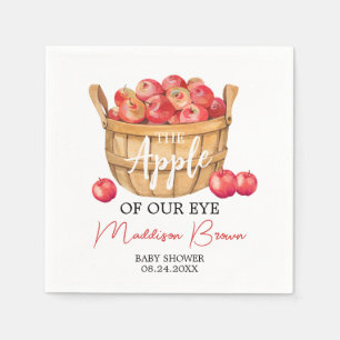 Fall Apple Basket Baby Dusche Serviette