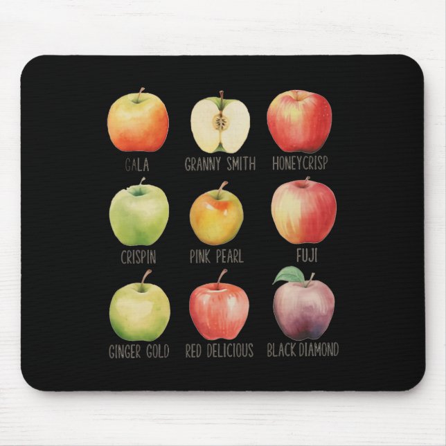 Fall Apple picken Apple Orchard Boho Farm Festhalt Mousepad (Vorne)