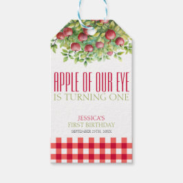 Fall Apple Unser erster Geburtstag Geschenkanhänger