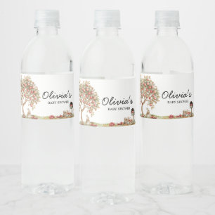 Fall Apple unserer Eyes Baby Dusche Wasserflaschenetikett