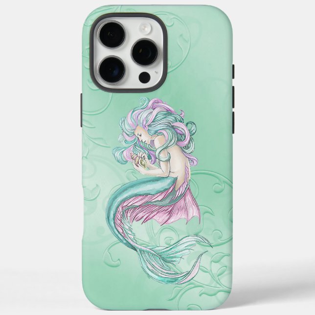 Fall aquamarin Mermaid Case-Mate iPhone Case-Mate iPhone Hülle (Rückseite)