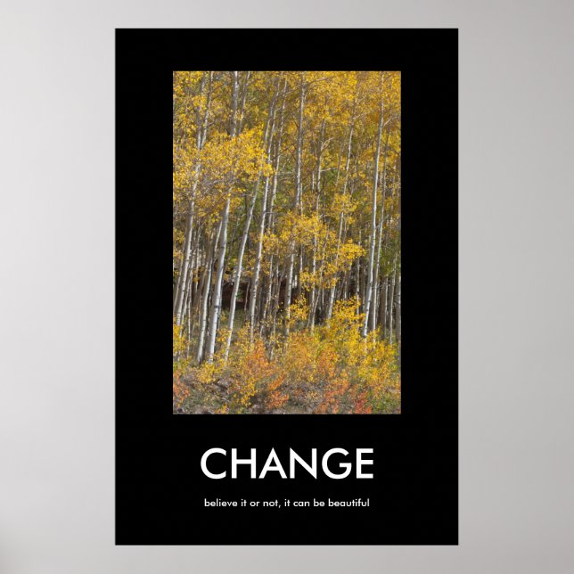 Fall Aspen Grove CHANGE Inspiration Poster (Vorne)