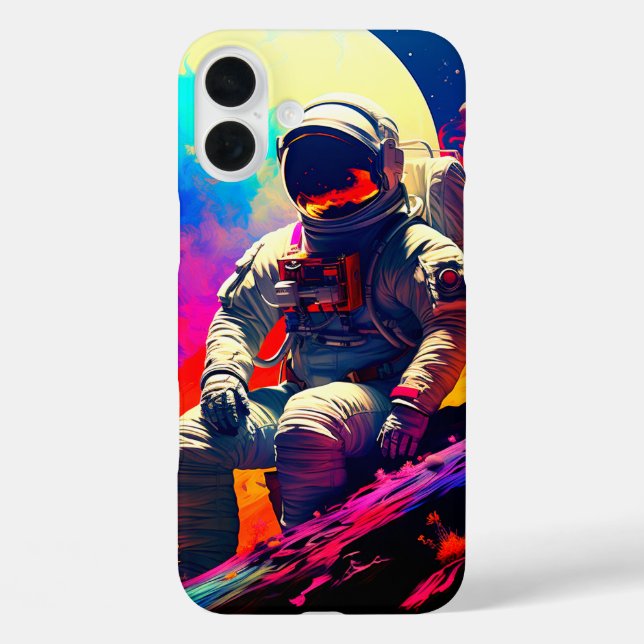 Fall Astronaut Case-Mate iPhone Hülle (Rückseite)