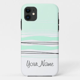 Fall "Atlantic Stripe Name Horizontal iPhone 5" Case-Mate iPhone Hülle