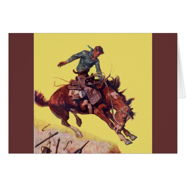Fall auf Cowboy (Vorderseite (Horizontal))