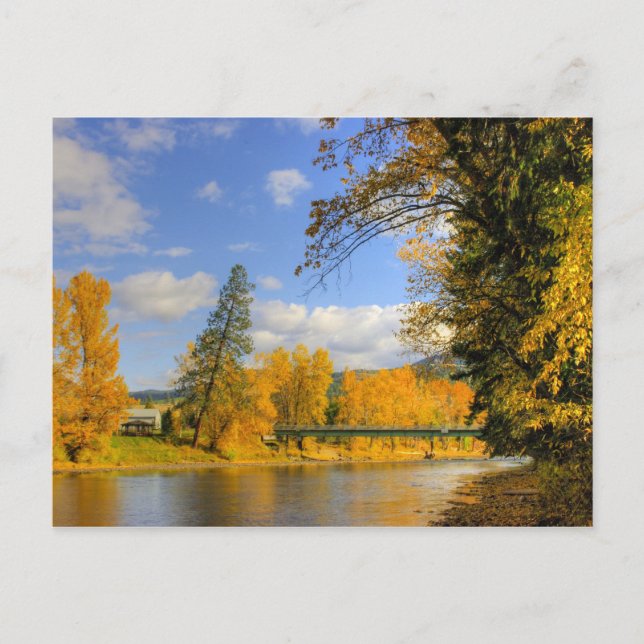 Fall auf den Kettle Postkarte (Vorderseite)