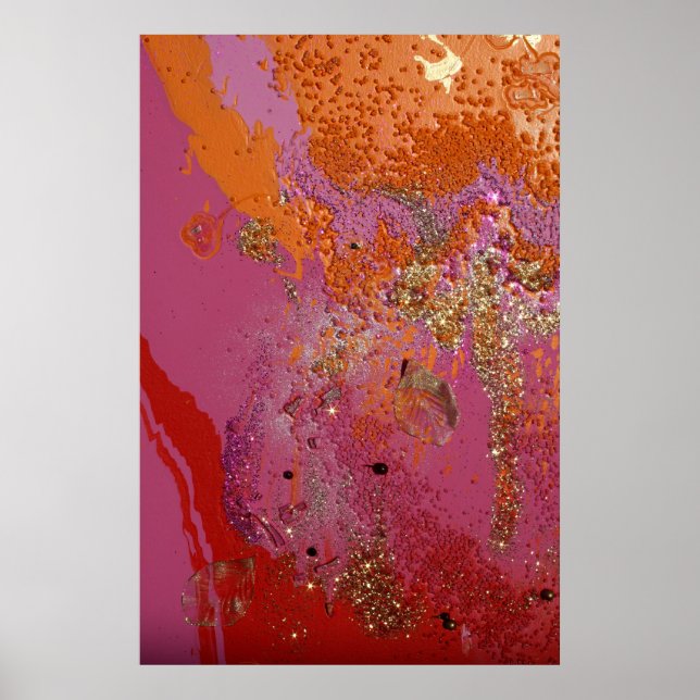 "Fall auf den Kopf" Poster (Vorne)