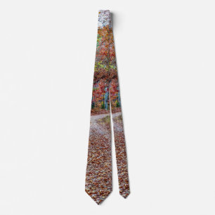 Fall auf der dirt Road Neck Tie Krawatte