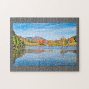 Fall auf langer Teichacadia-Nationalpark Maine Puzzle
