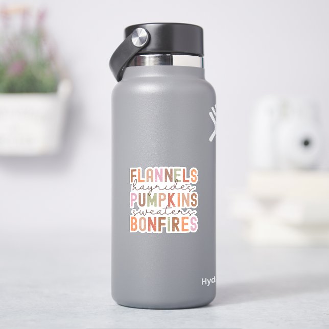 Fall Aufkleber (HydroFlask)