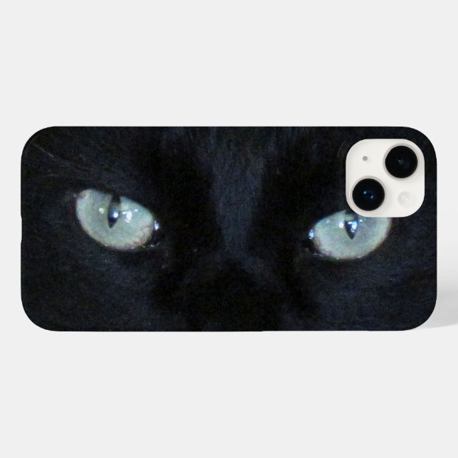 Fall - Augen der schwarzen Katze Case-Mate iPhone Hülle (Rückseite (Horizontal))