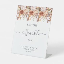 Fall Autumn Leaves Rustic Country Boho Wedding Sockelschild