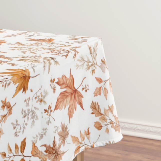 Fall Autumn Leaves Table Cloth Thanksgiving Decor Tischdecke (Beispiel)