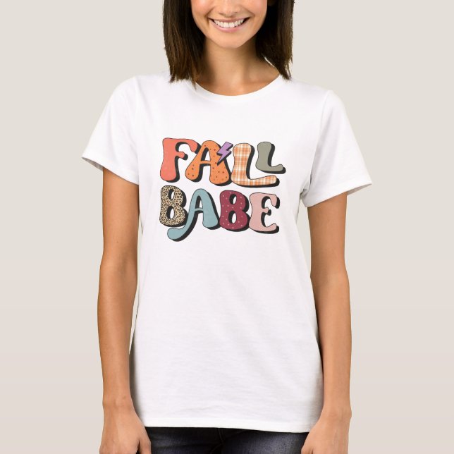Fall Babe Erntedank Fall T - Shirt (Vorderseite)