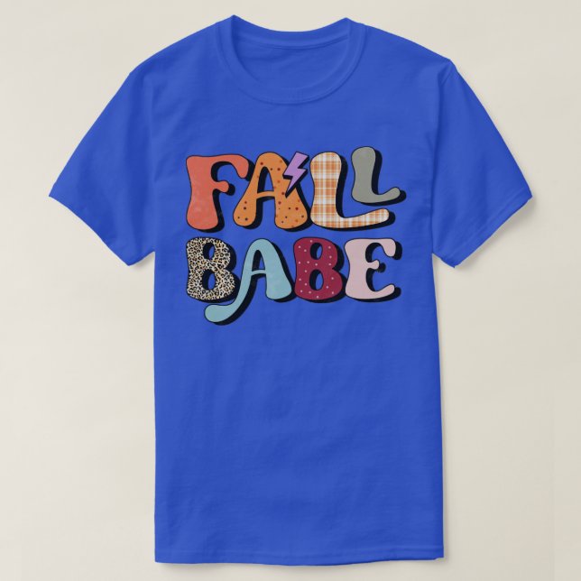 Fall Babe Herbst Girly Womens Gaben Cool T-Shirt (Design vorne)