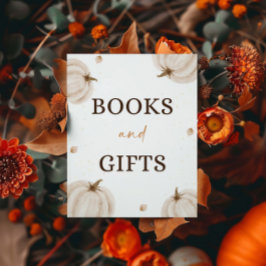 Fall Baby Duschbücher und Geschenke Zeichen Poster