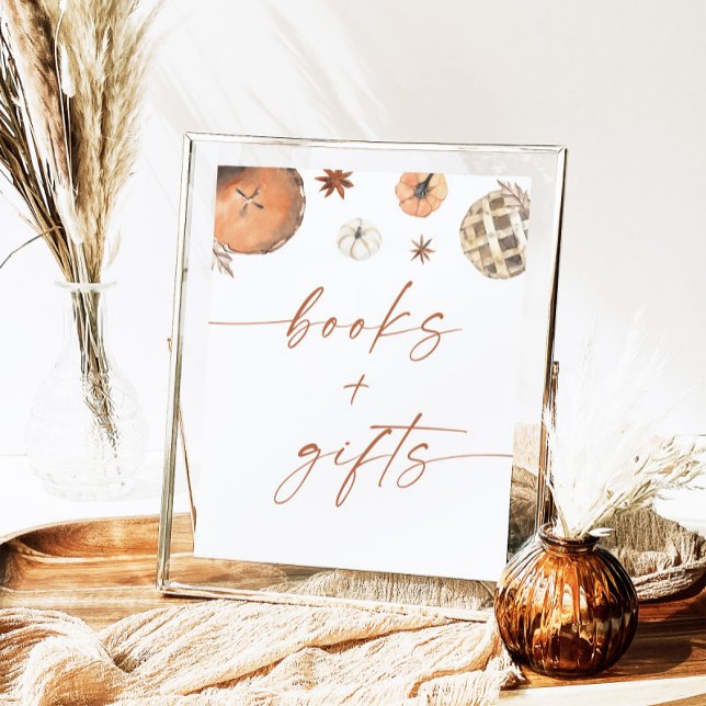 Fall Baby Duschbücher und Geschenke Zeichen, Pumpk Poster (Von Creator hochgeladen)