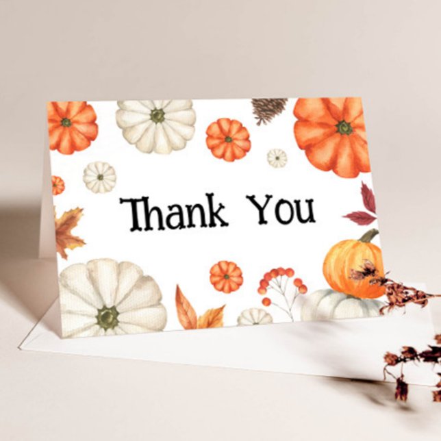 Fall Baby Dusche Danke Karte (Von Creator hochgeladen)