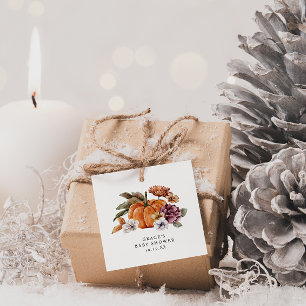 Fall Baby Dusche Geschenkanhänger