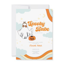Fall Baby Dusche Retro Ghost Groovy Baby Dusche